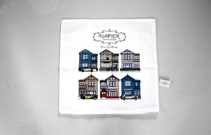 Napier Six Sisters cushion cover coloured