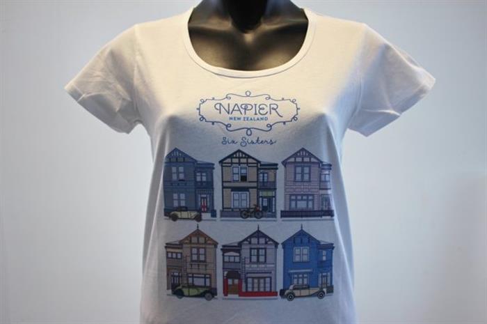 Napier Six Sisters t.shirt womens white 10