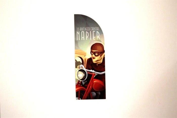 Napier Art Deco Capital Bookmark Motorbike